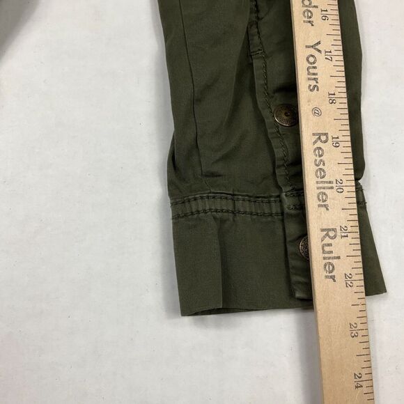 Marrakech Womens Anorak Jacket Green Zip Up Casual Soft Shell Utility Pockets XS - Picture 10 of 11